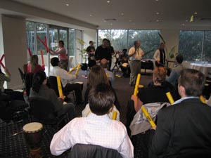 Team Bonding MLC Drum Circle Team Building Corporate FUN North Sydney